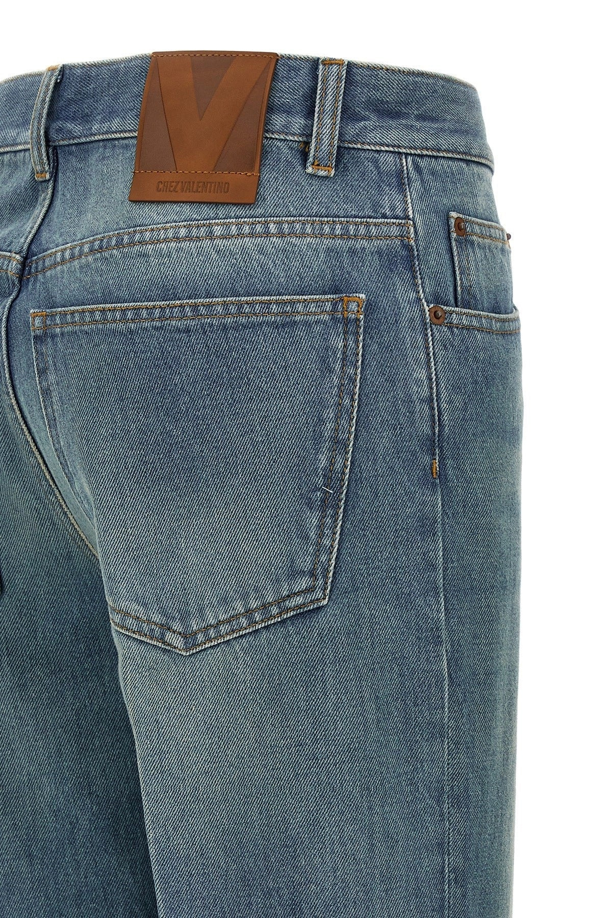 Valentino Garavani Women Valentino Garavani Jacquard Jeans - 4