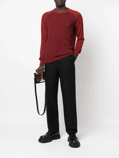 Etro fine-knit virgin wool jumper outlook