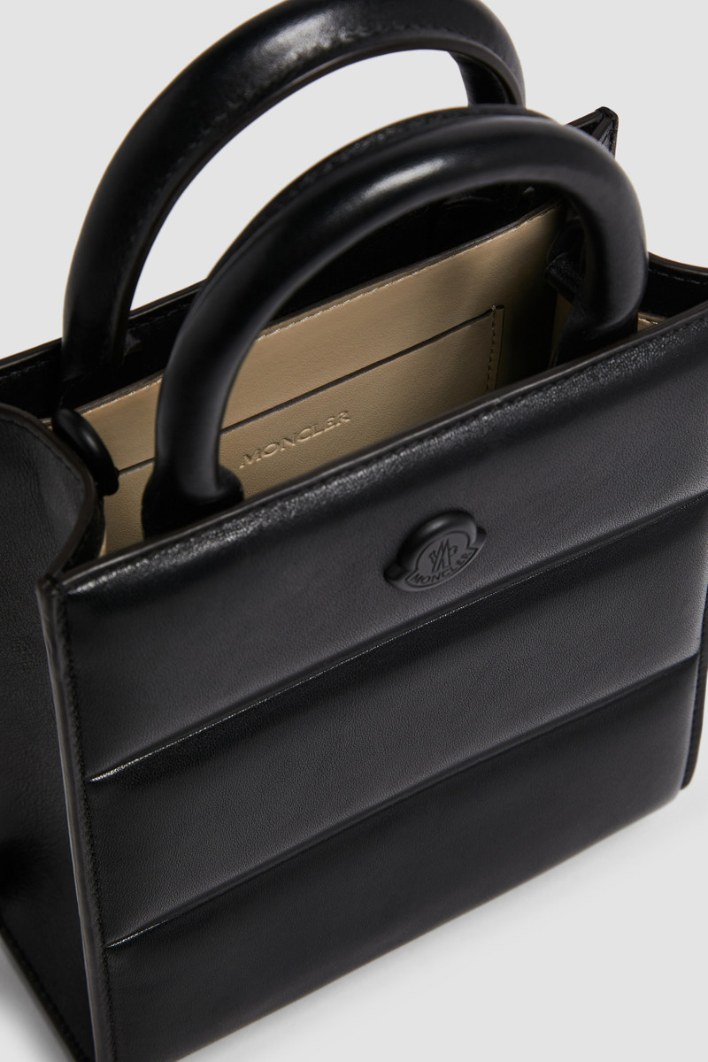 Doudoune Leather Mini Tote Bag 5