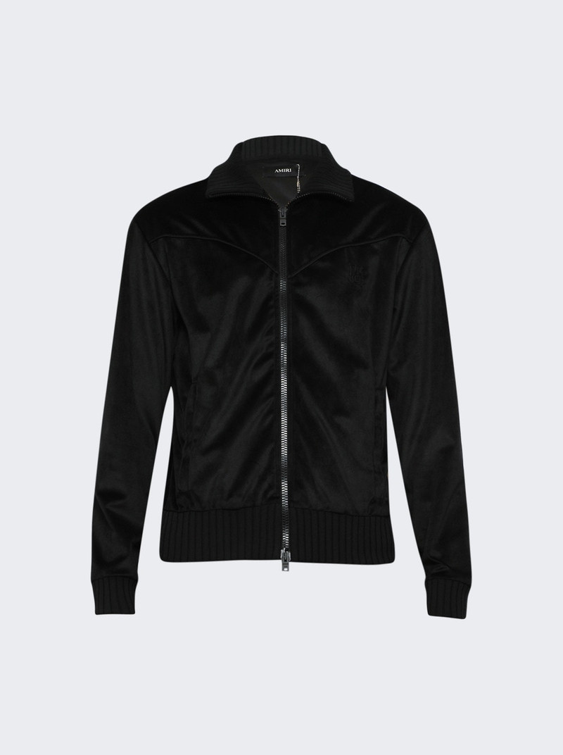 Velvet Track Jacket Black 1
