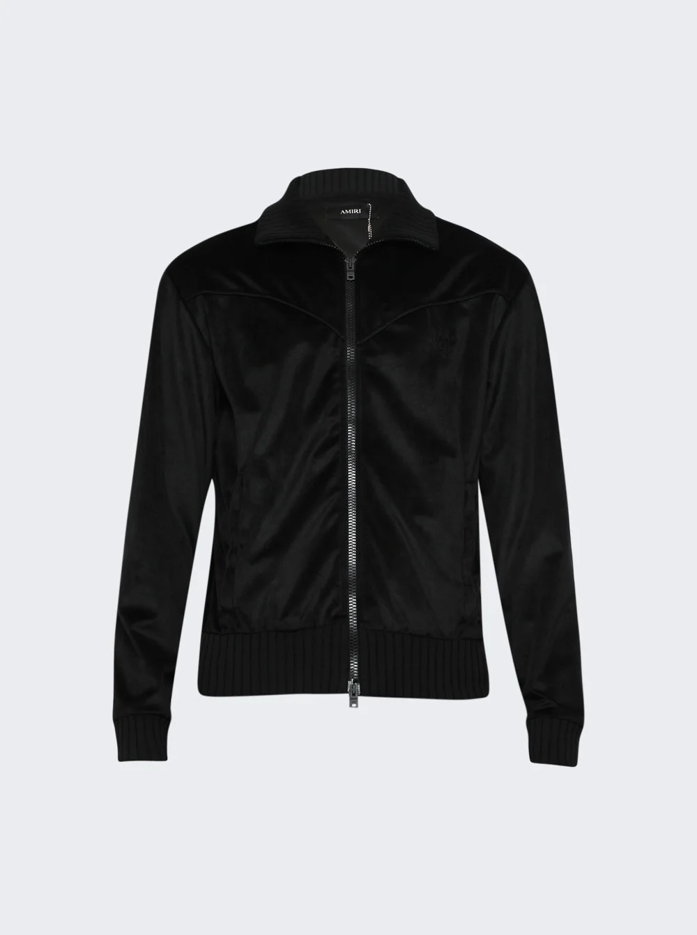 Velvet Track Jacket Black - 1