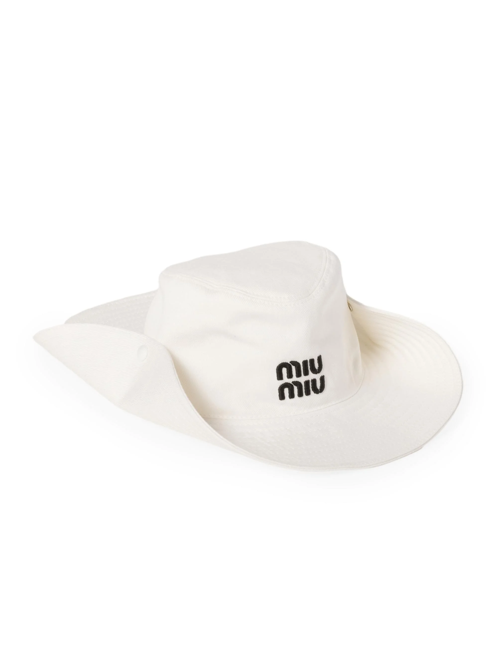 Women's Drill Cowboy Hat - White - 1