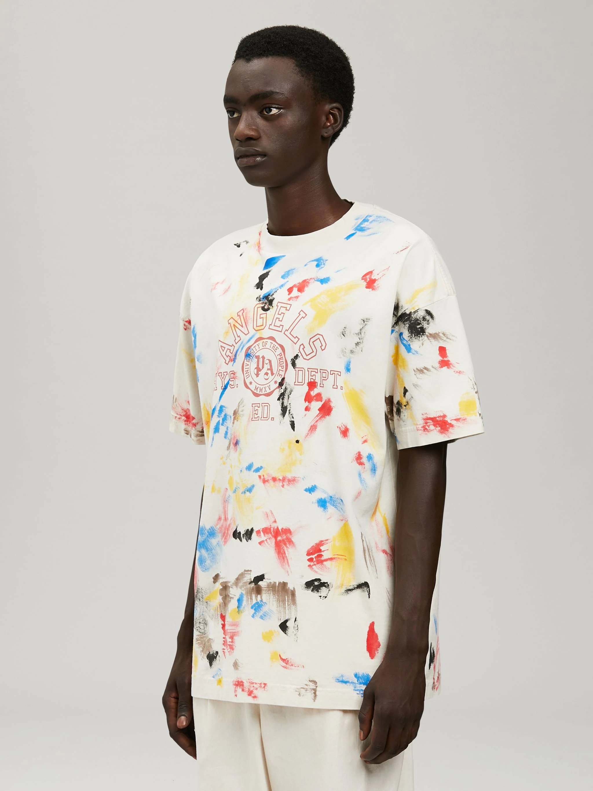 PAINTED COLLEGE T-SHIRT - 4