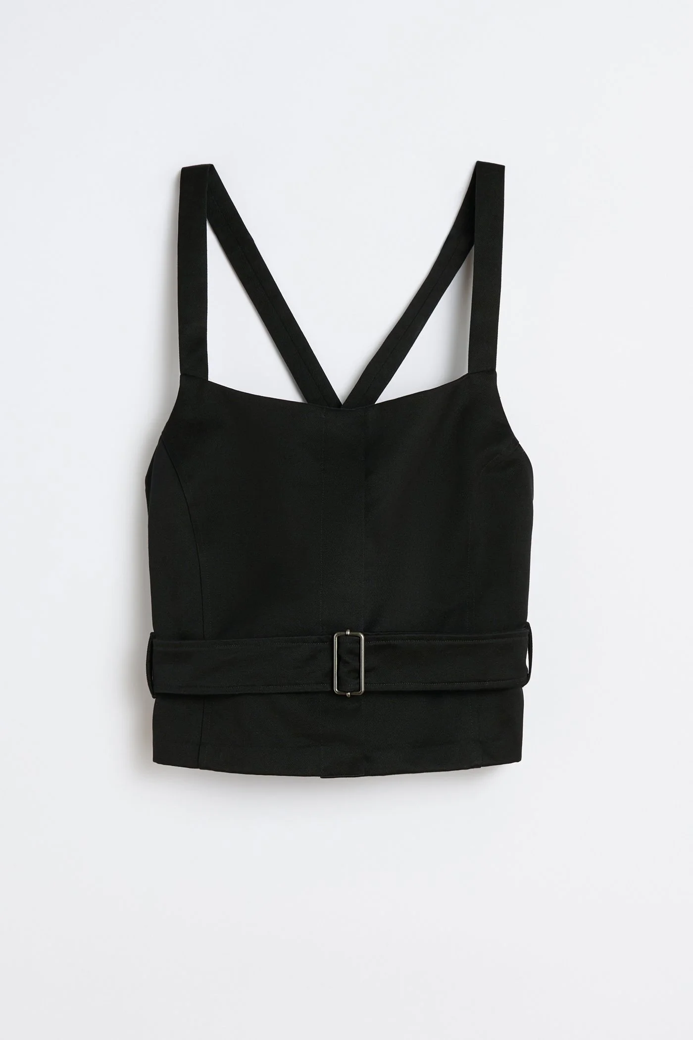 Trench Vest Tasteful Black Megatwist Twill - 1