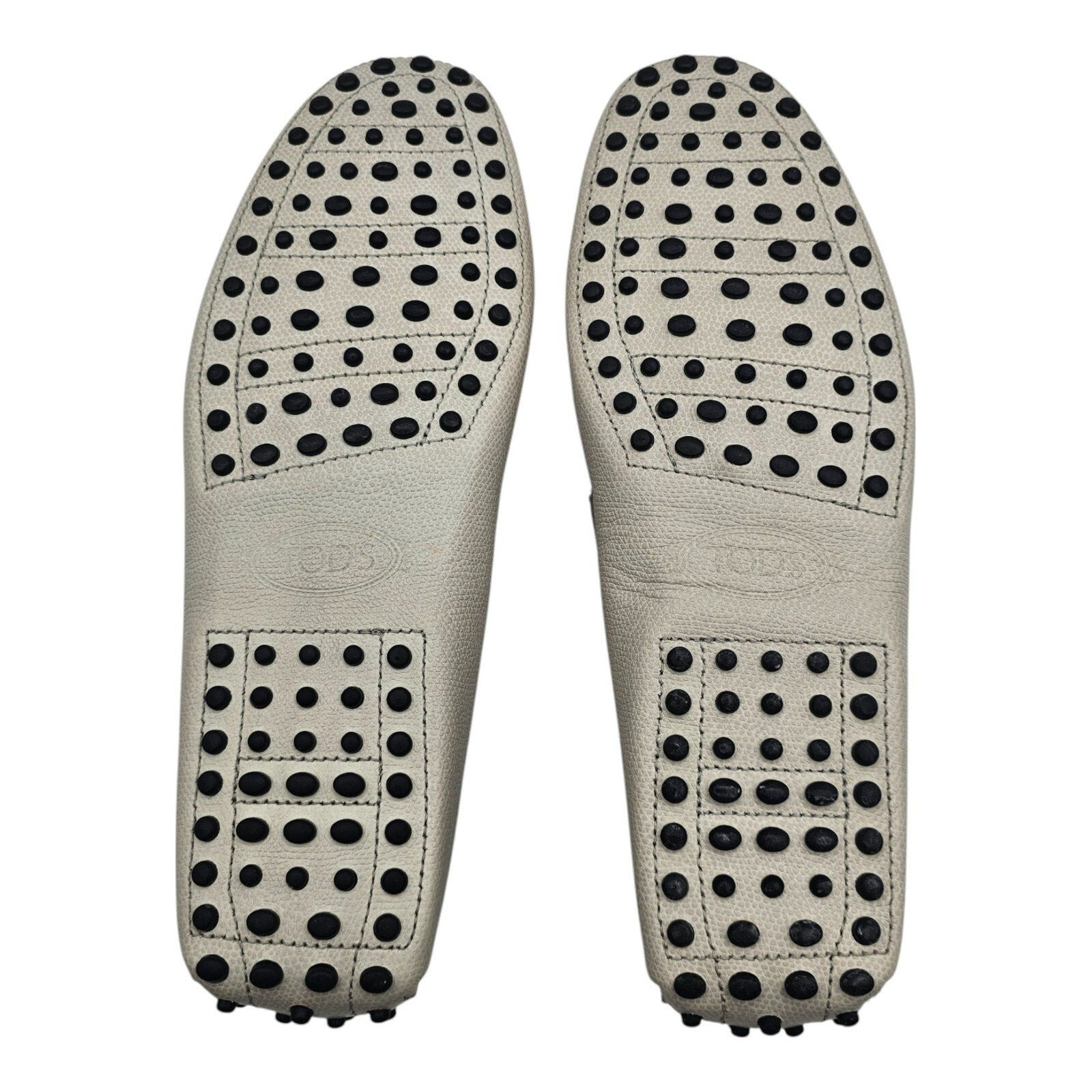 Tod's Driving Shoes City Gommino Leather Loafers Gray US 9.5 UK 8 - 5