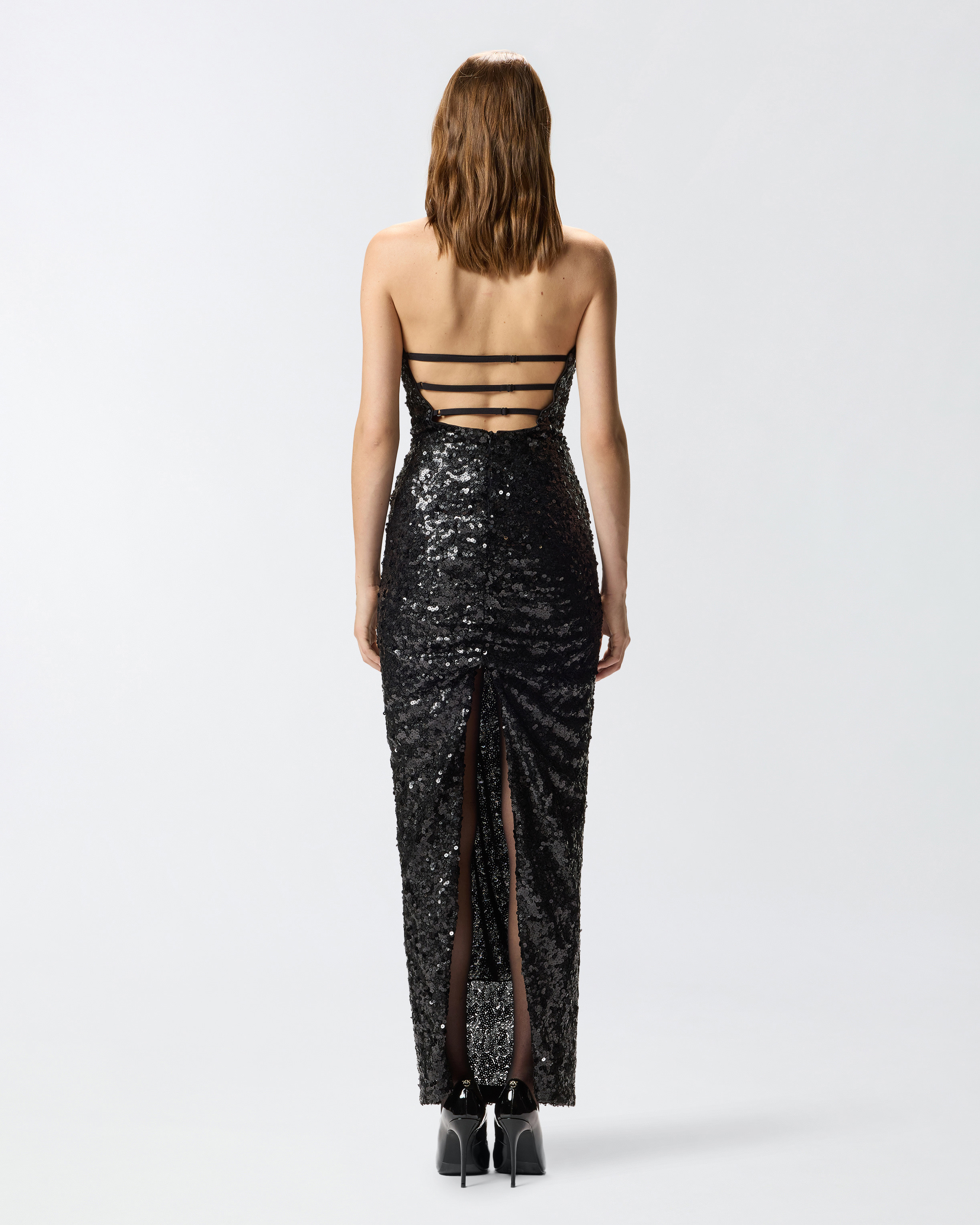 LONG DRESS WITH SEQUINS - 4