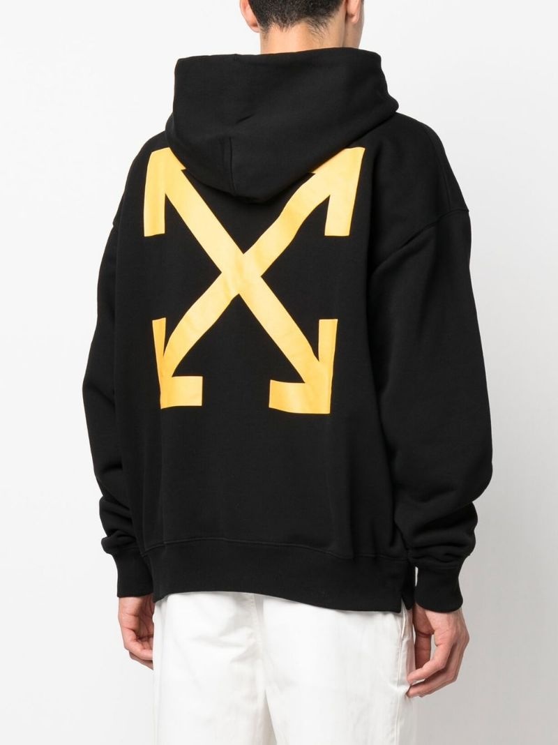 Arrows Caravaggio print hoodie - 4