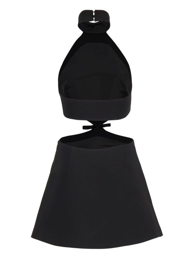 CASABLANCA halter-neck mini dress outlook