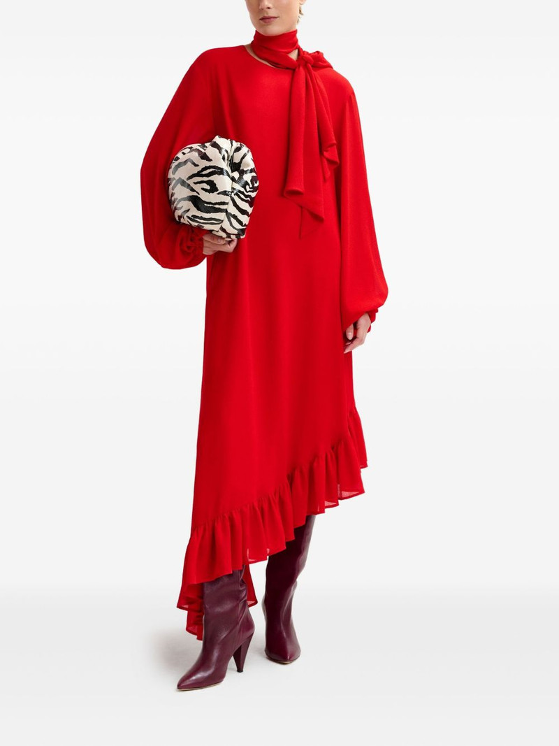 ESSENTIEL ANTWERP ruffled asymmetric dress outlook