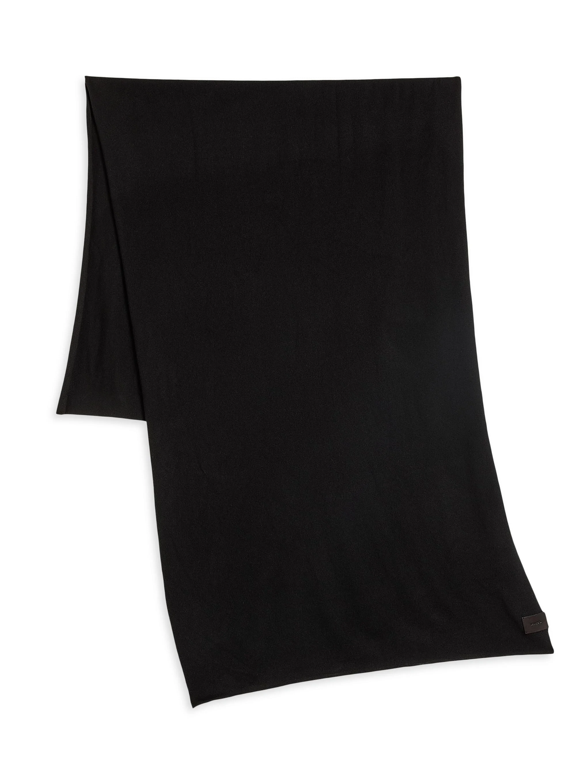Women's Cashmere Blanket Wrap - Black - 1