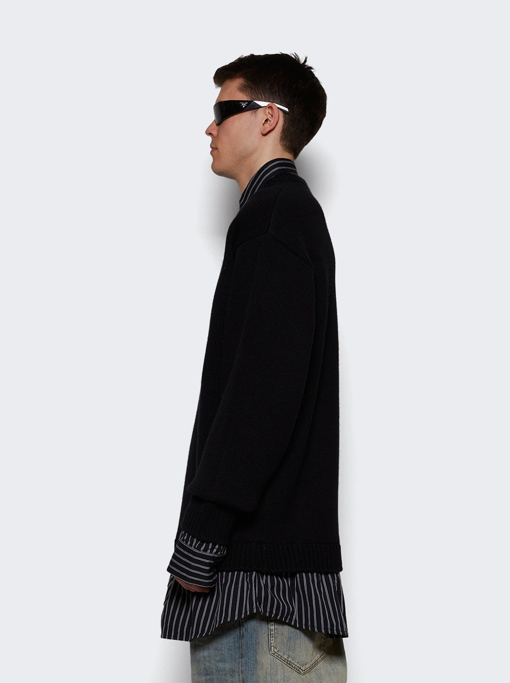 Layered Sweater Black - 3
