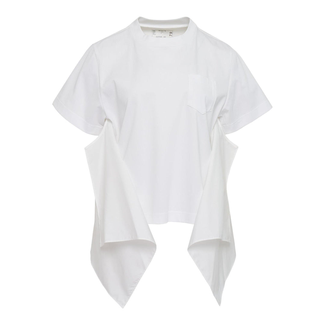 Poplin x Cotton Jersey T-shirt - 1