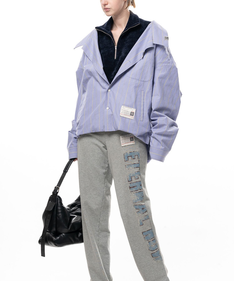 Shifted Layer Stripe Shirt 10