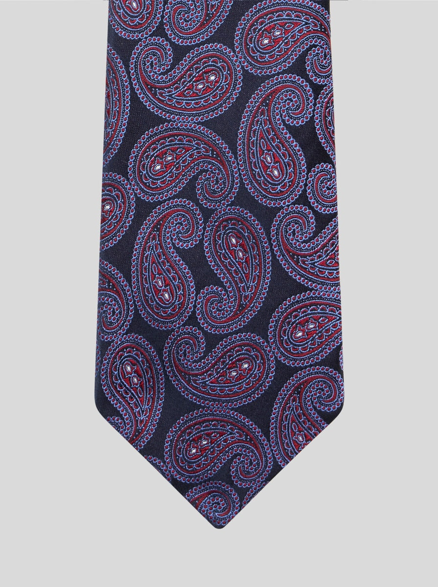 PAISLEY SILK JACQUARD TIE - 3