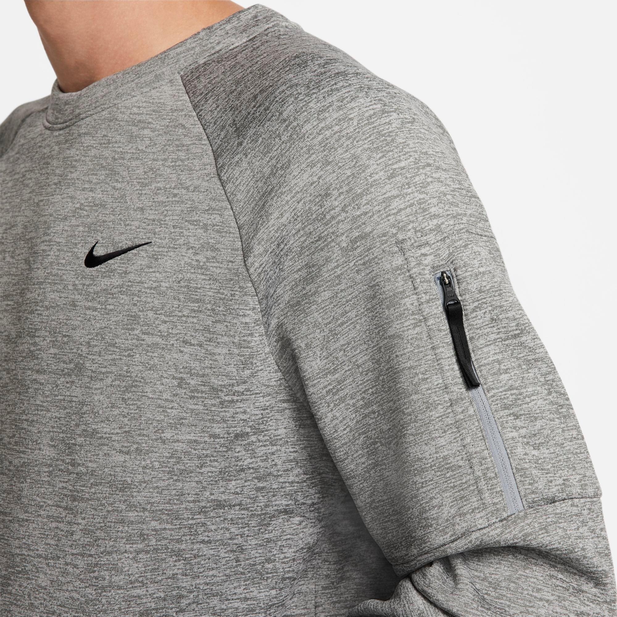 MEN'S NIKE THERMAFIT FITNESS CREWNECK SWEATSHIRT - 5