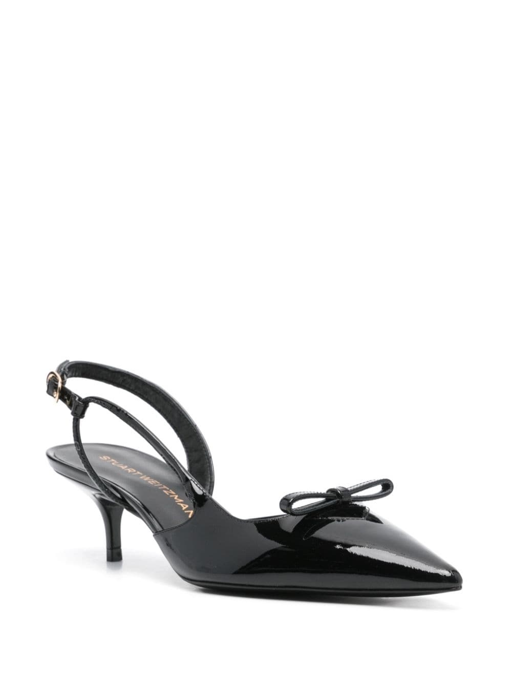 50mm leather slingback pumps - 2