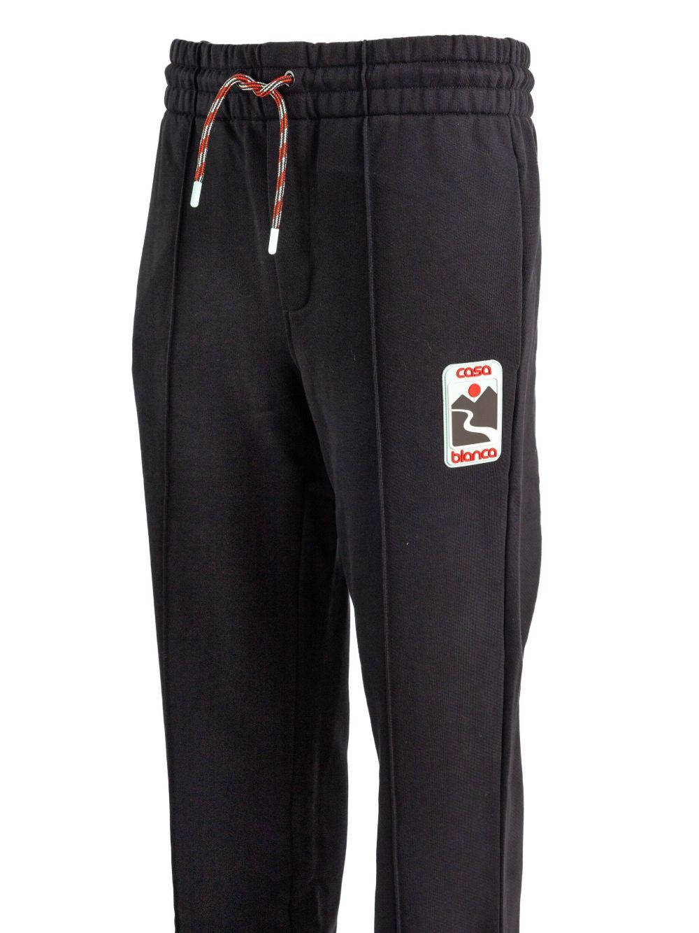 panelled drawstring trousers - 3