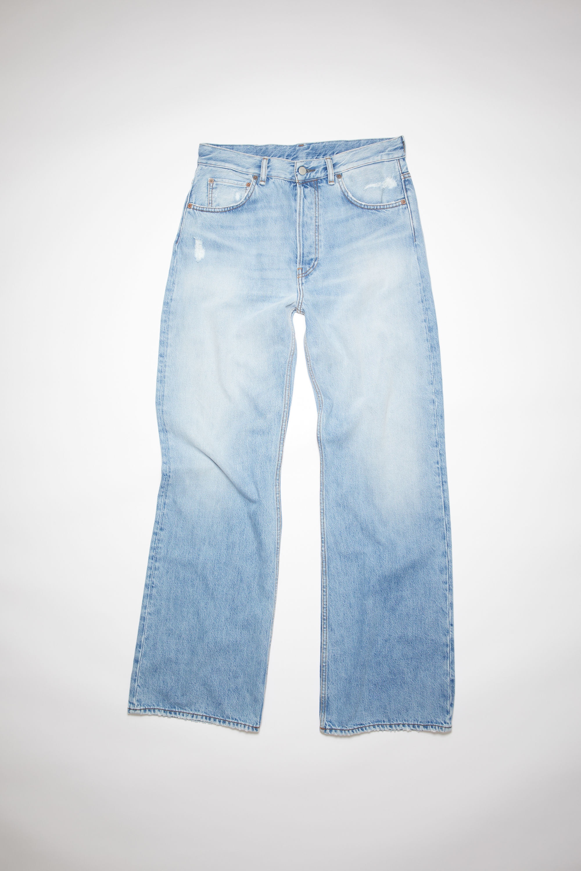 Loose bootcut jeans - Light blue - 7
