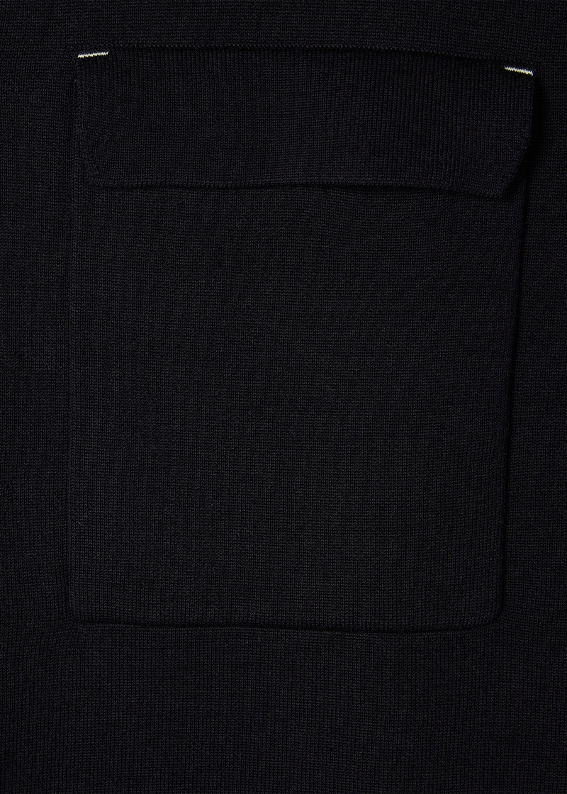 Paul Smith Women's Navy Double-Faced Knit Overshirt outlook