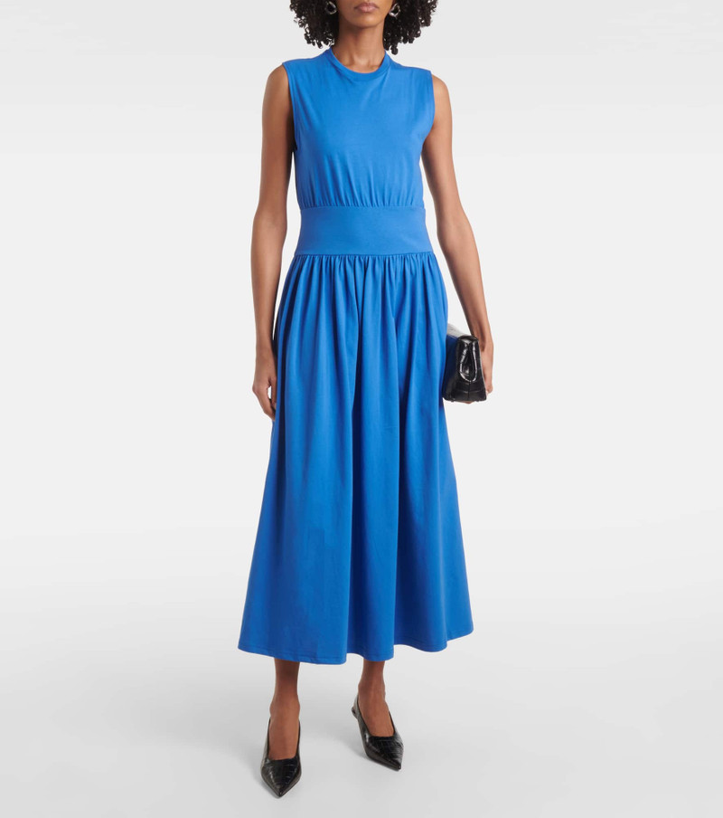 Totême Cotton jersey midi dress outlook