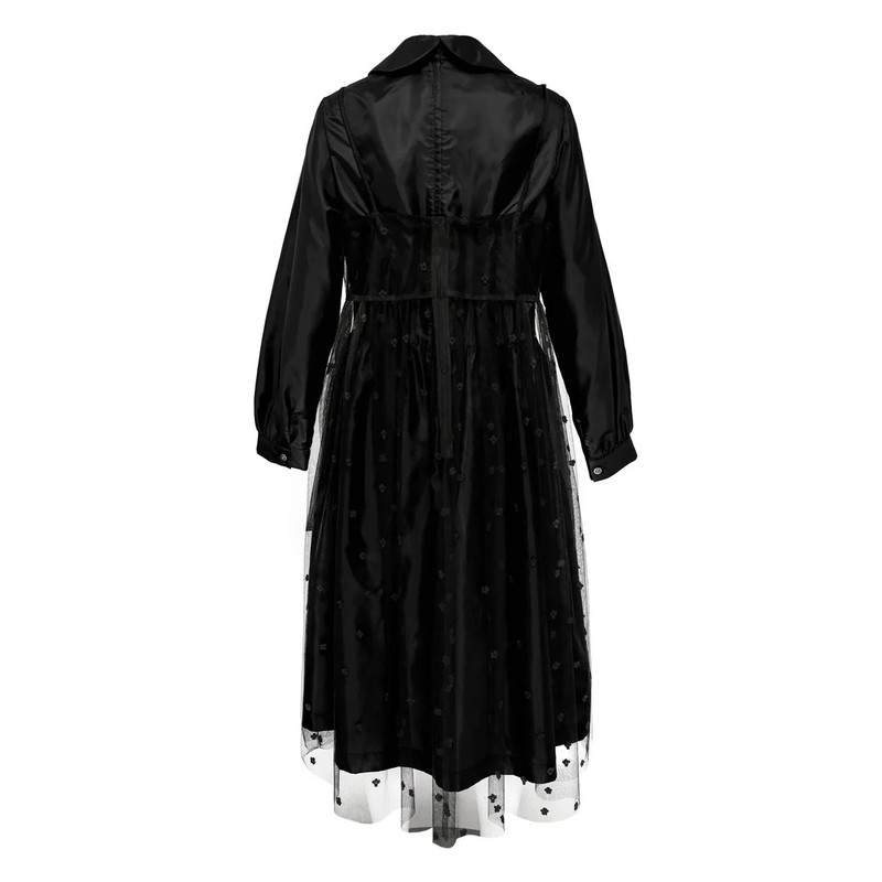 Comme des Garçons GIRL Flower Pattern Fake Two-Piece Dress outlook