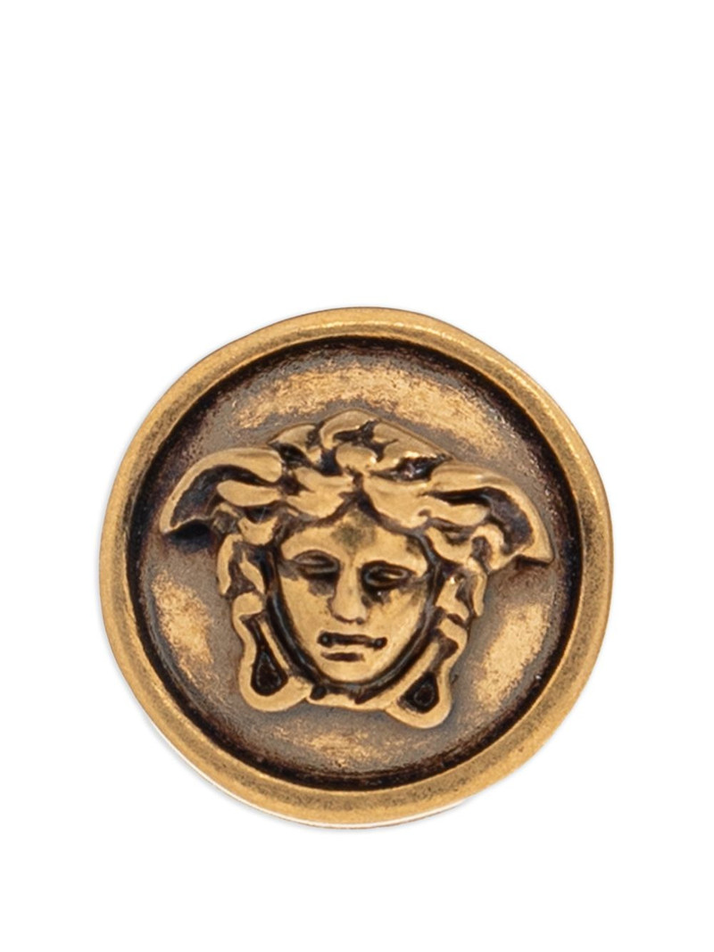 Medusa Head-engraved earrings 5