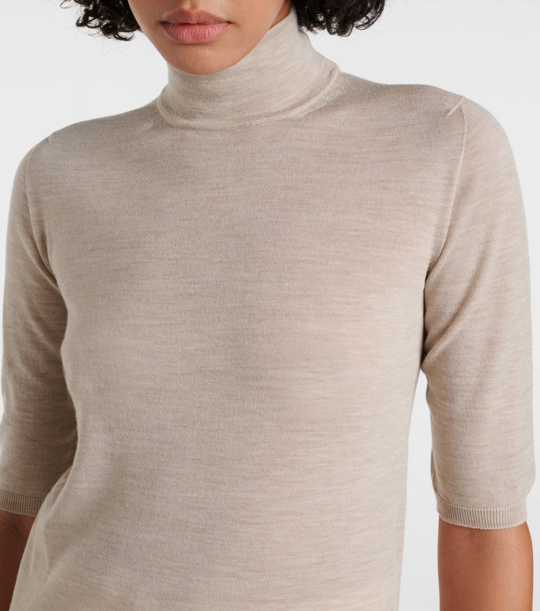 Cecina virgin wool turtleneck sweater - 4