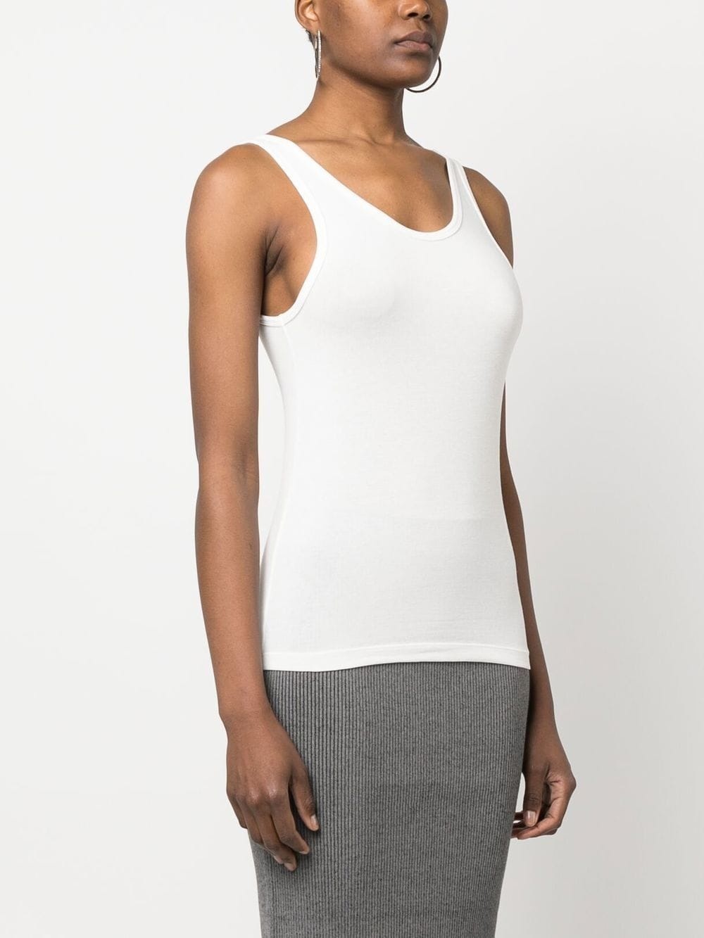 scoop- neck sleeveless top - 4