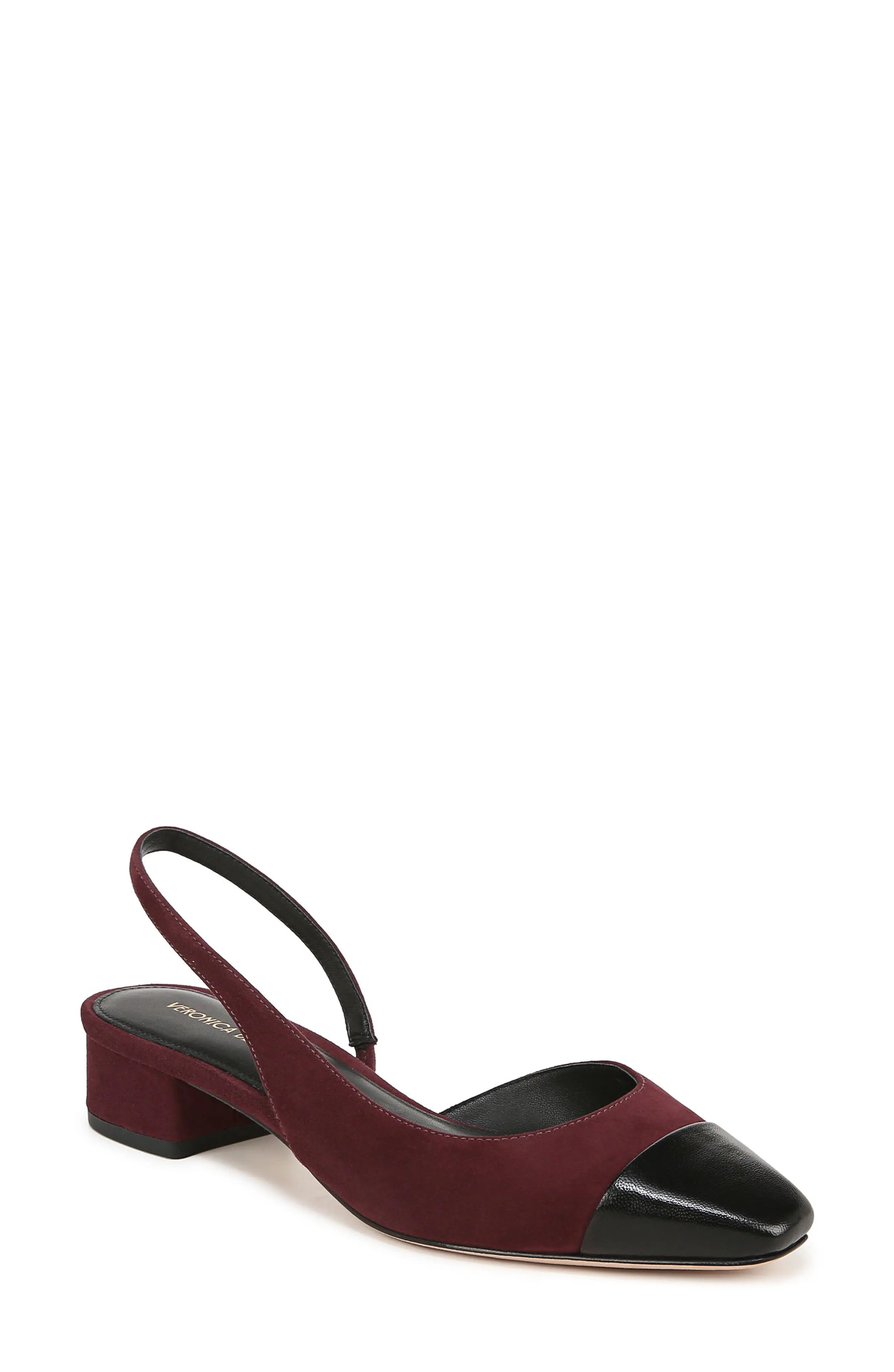 Cecile Half d'Orsay Slingback Pump in Acai/Black - 1