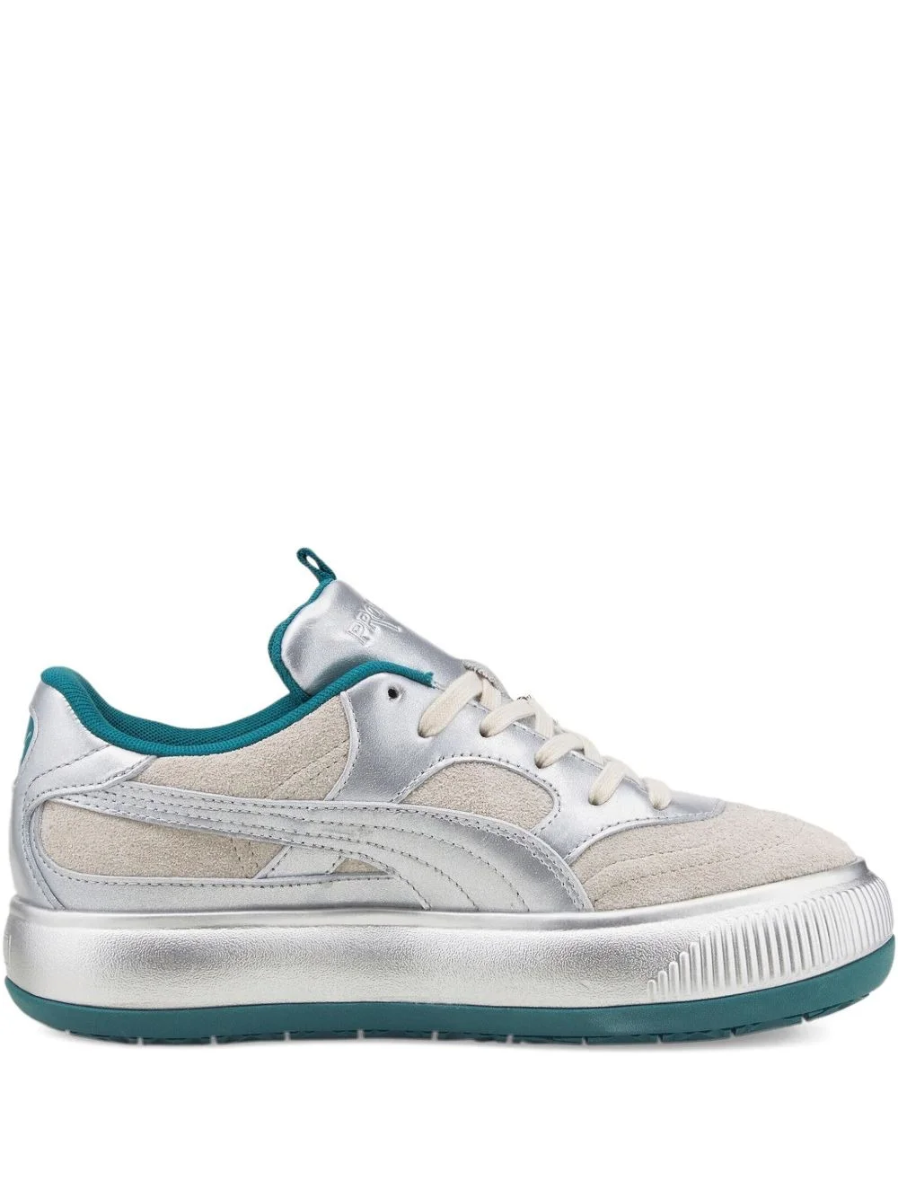 Mayu leather metallic sneakers - 1
