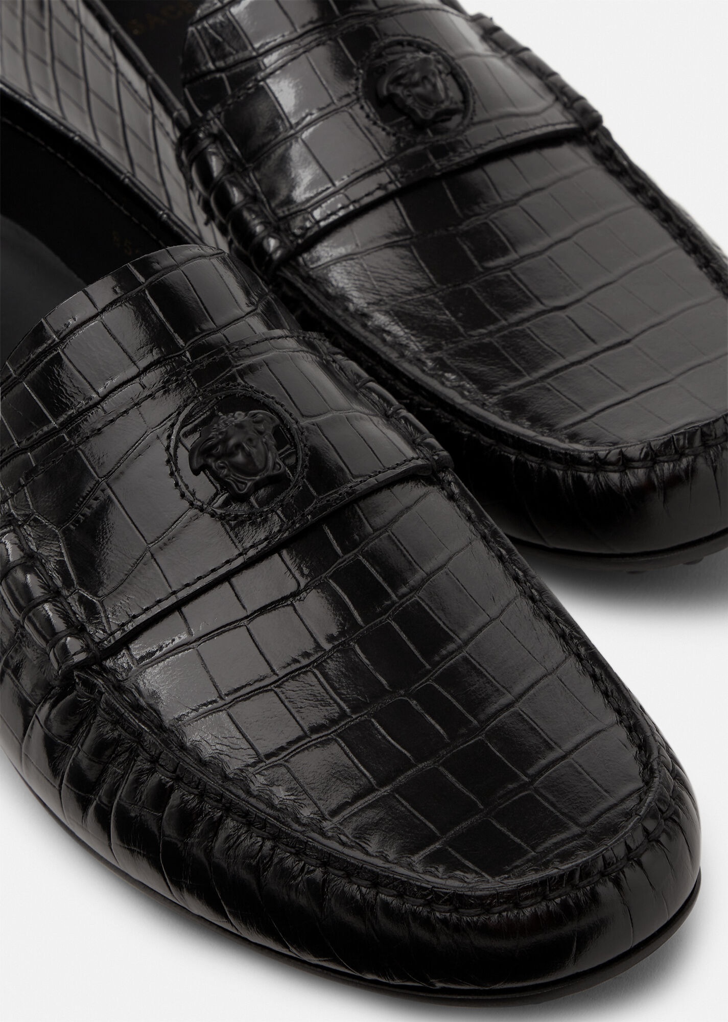 La Medusa Leather Loafers - 3