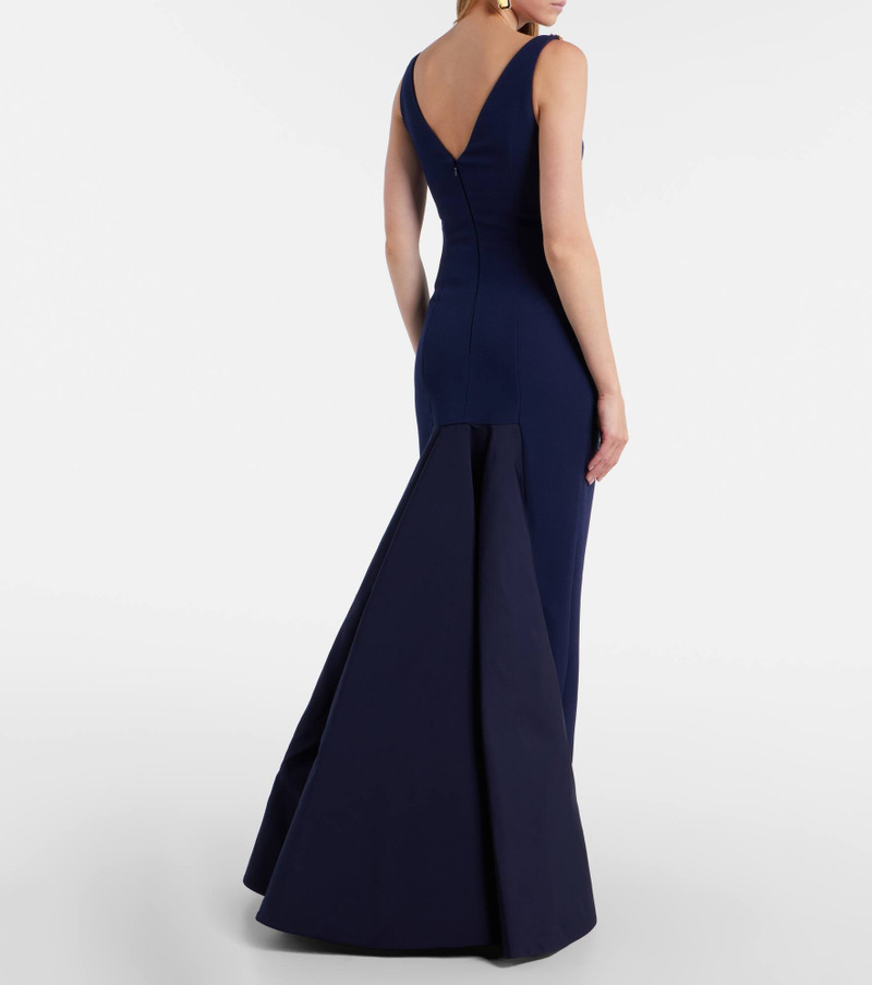 Sloane embellished crêpe gown 3