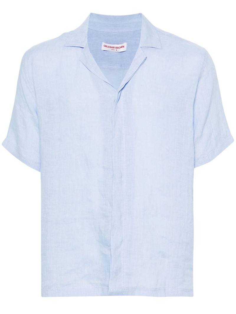 linen short-sleeved shirt 1