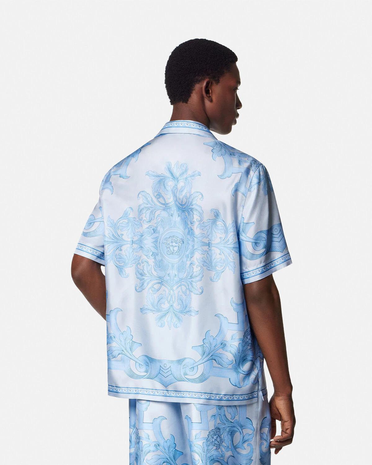 Architectural Baroque Silk Shirt - 5