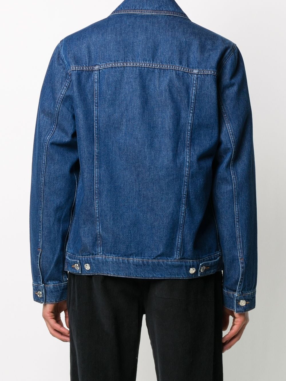 buttoned denim jacket - 4