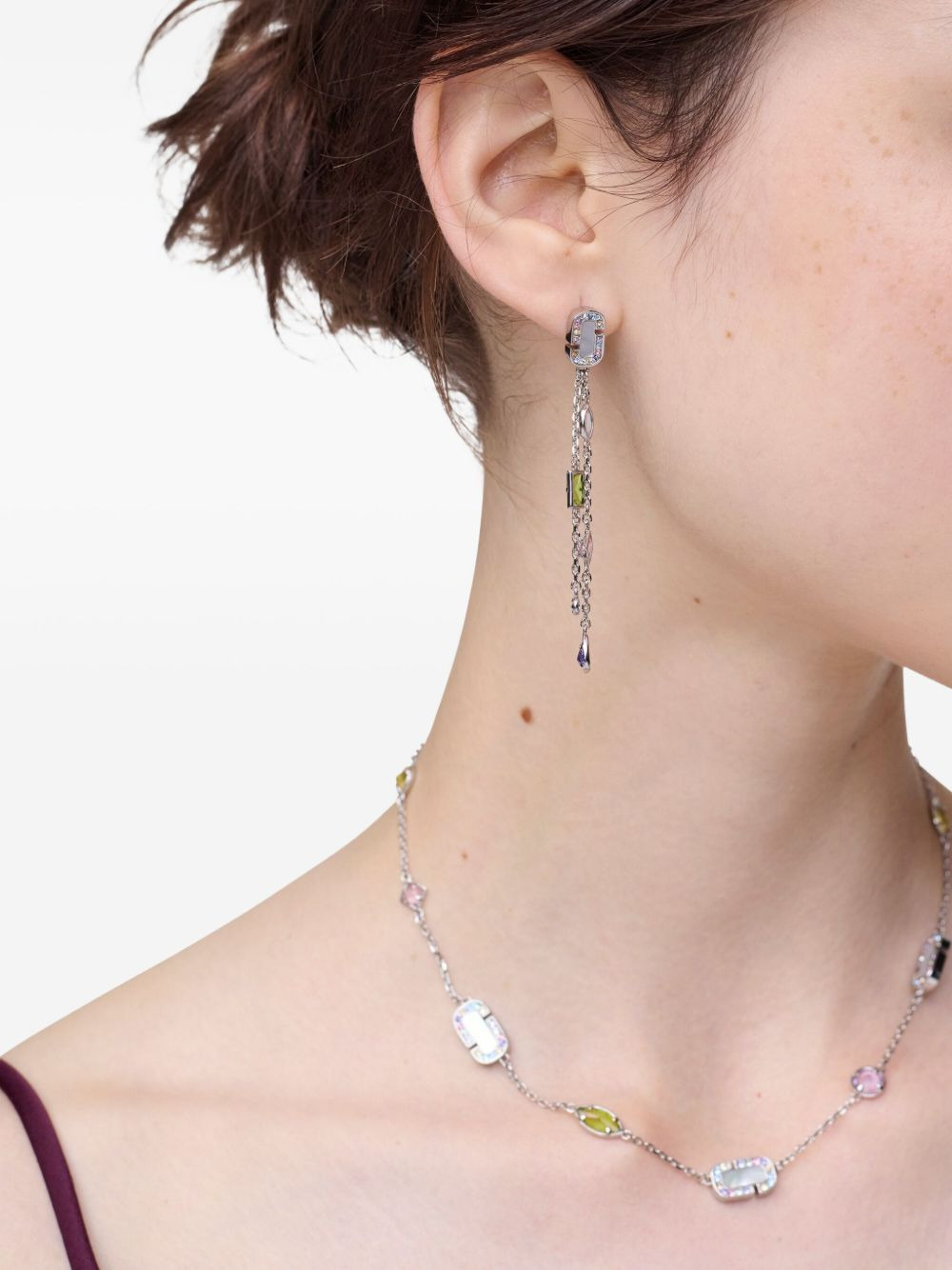 The J Marc Luxe Gem Linear earrings - 2