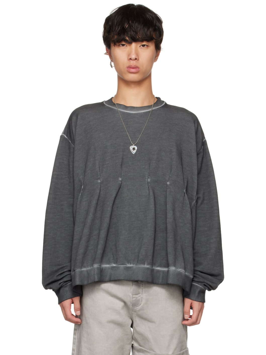 SSENSE Exclusive Gray Sweatshirt - 1