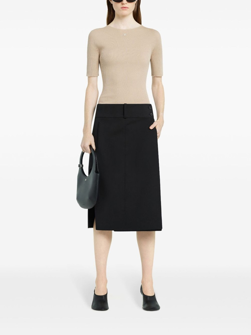 courrèges Solar knitted top outlook