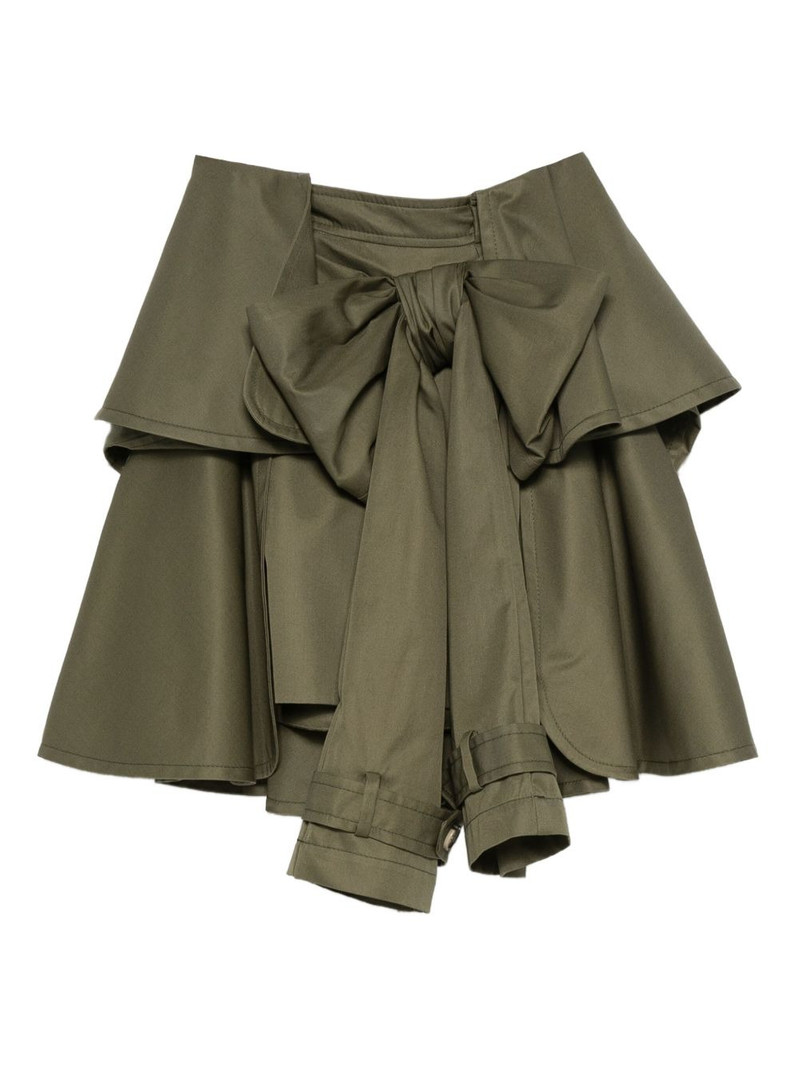 bow-detail mini skirt 1