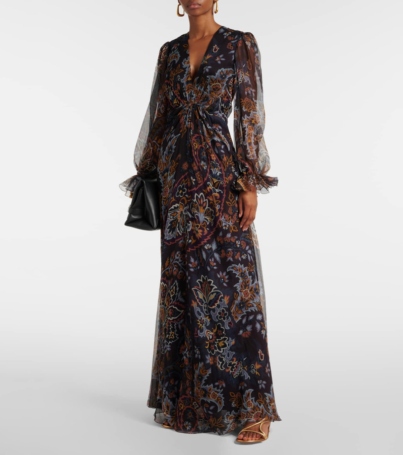 Gianvito Rossi Metallic leather sandals outlook