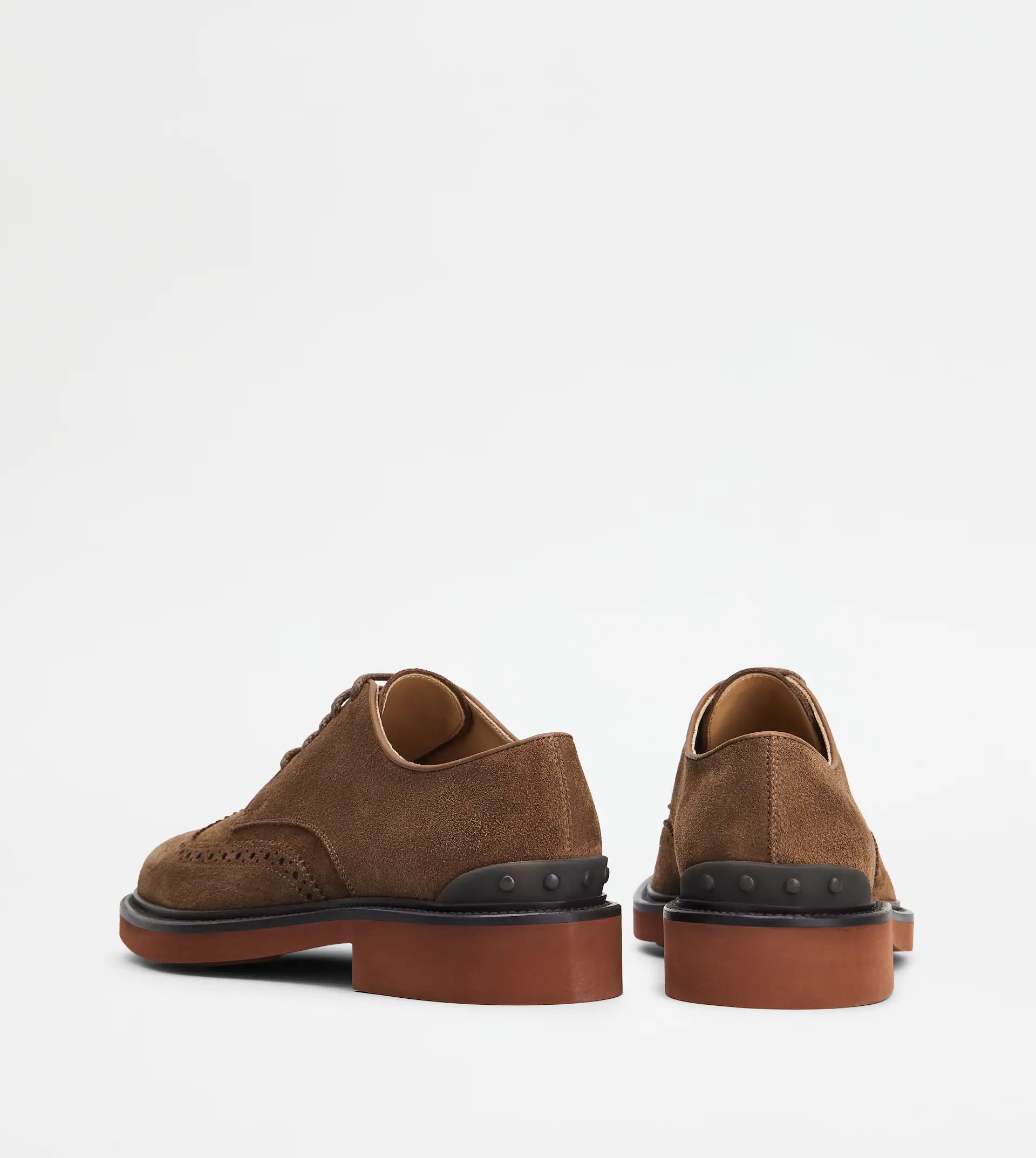 LACE-UPS IN SUEDE - BROWN - 2