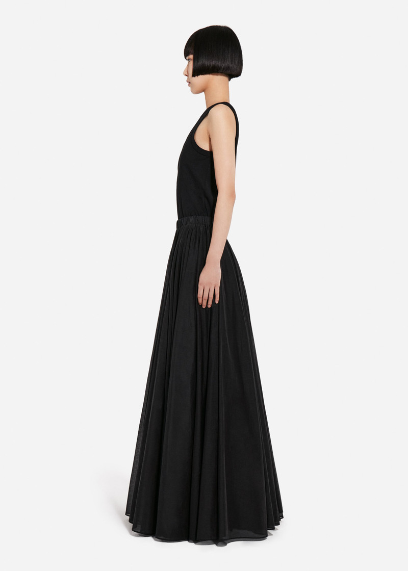 Crinoline Double Layer Skirt in Cotton Silk Voile 3