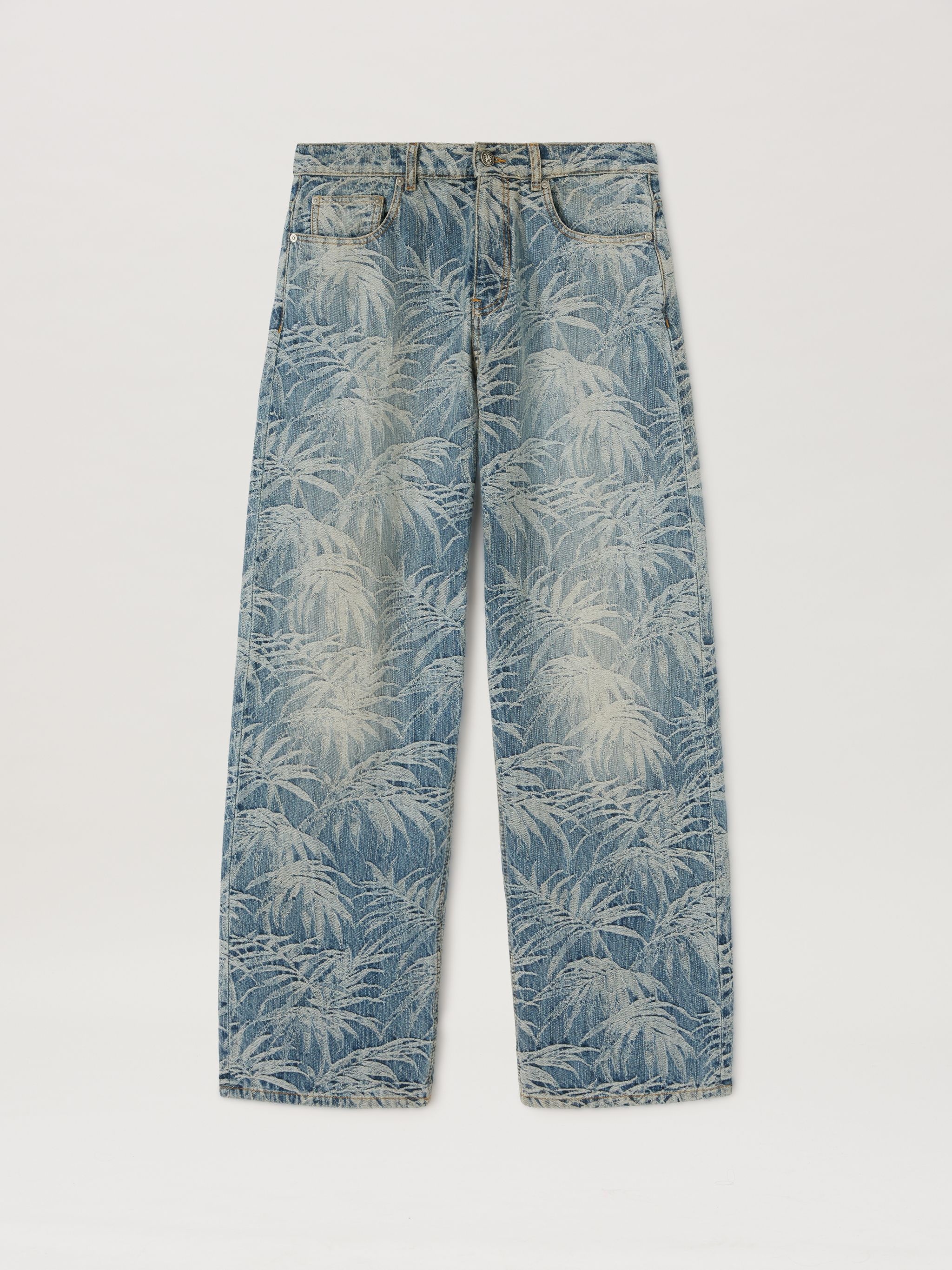 PALMS WASH LOOSE JEANS - 1