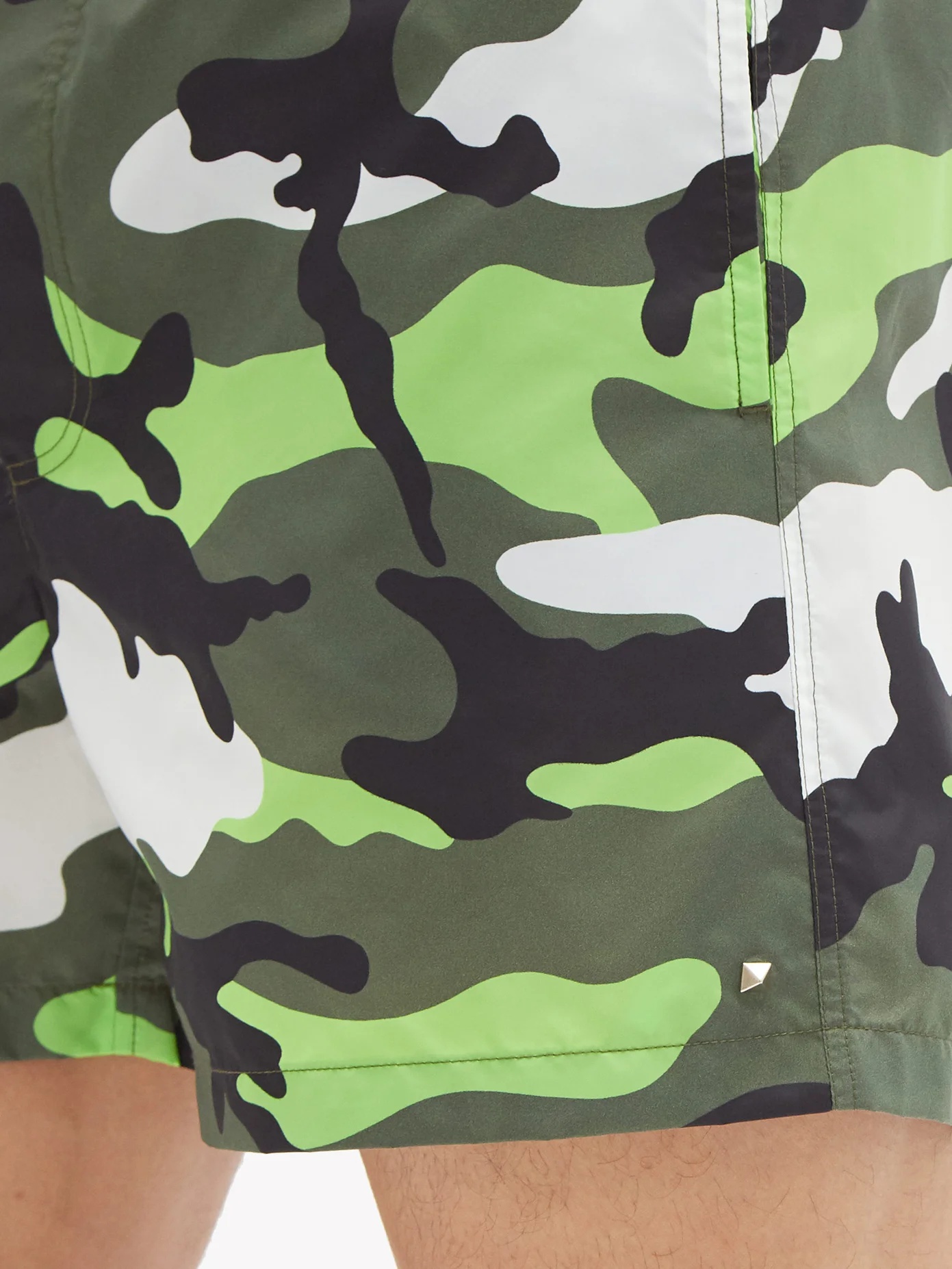 Camouflage-print swim shorts - 5