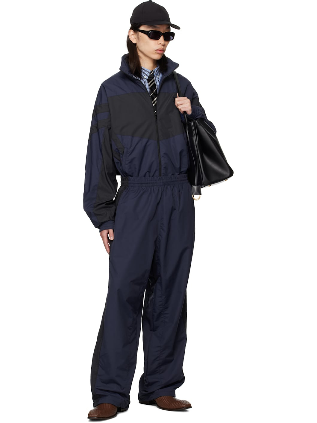 Navy & Black Iconic Tracksuit Jacket - 5