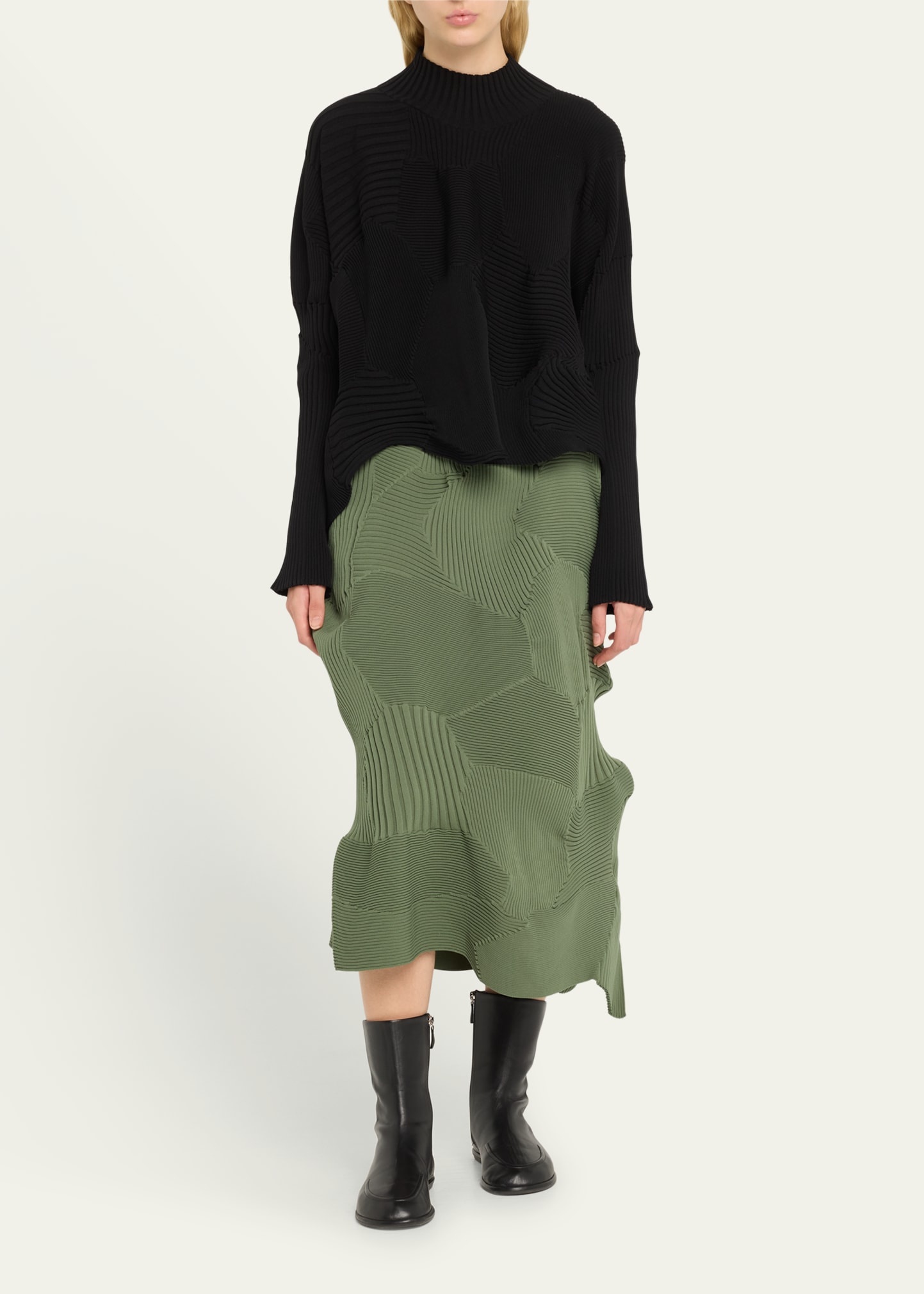 Kone Kone Textural Ribbed Skirt - 2