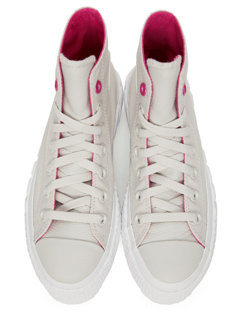 Beige Chuck Taylor All Star Lift Ripple High Sneakers 5