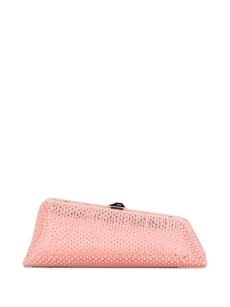 Long Night crystal-embellished clutch bag 1