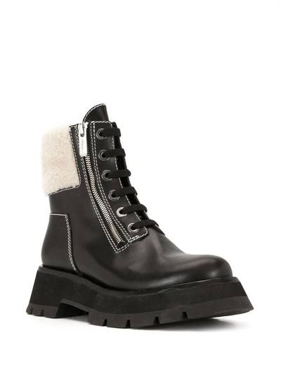 3.1 Phillip Lim Kate shearling-trimmed ankle boots outlook