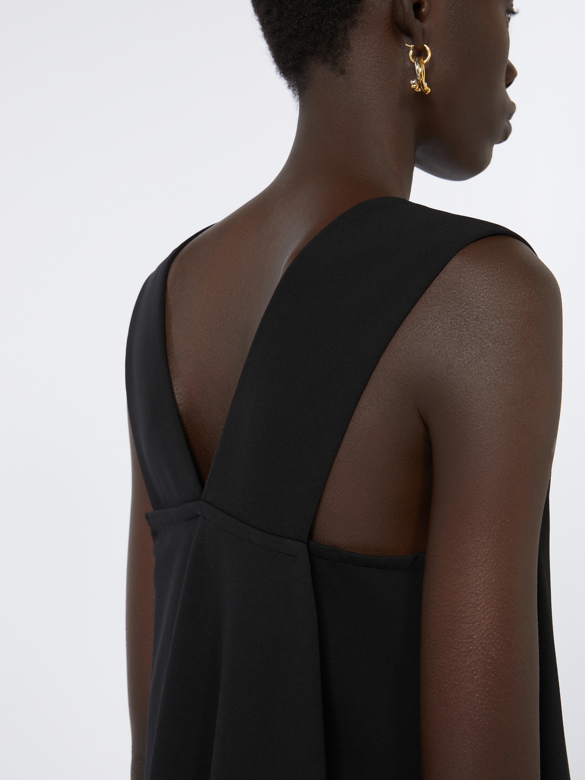 SASIA Sleeveless crepe dress - 5
